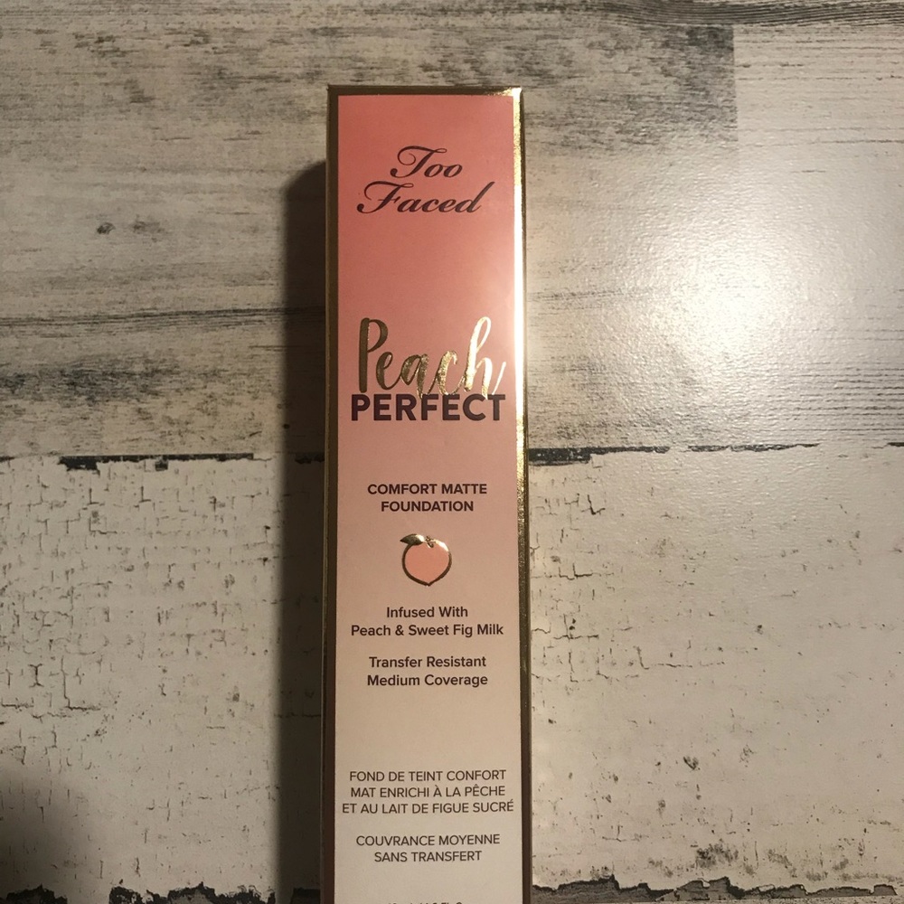 TOO FACED PEACH PERFECT MEDIUM COVERAGE DARK SABLE